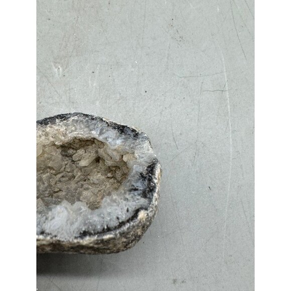 Natural Quartz Geode Crystal Rock Specimen 2" white READ - Picture 8 of 9